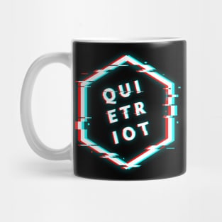 QUIET RIOT POLYGON GLITCH Mug